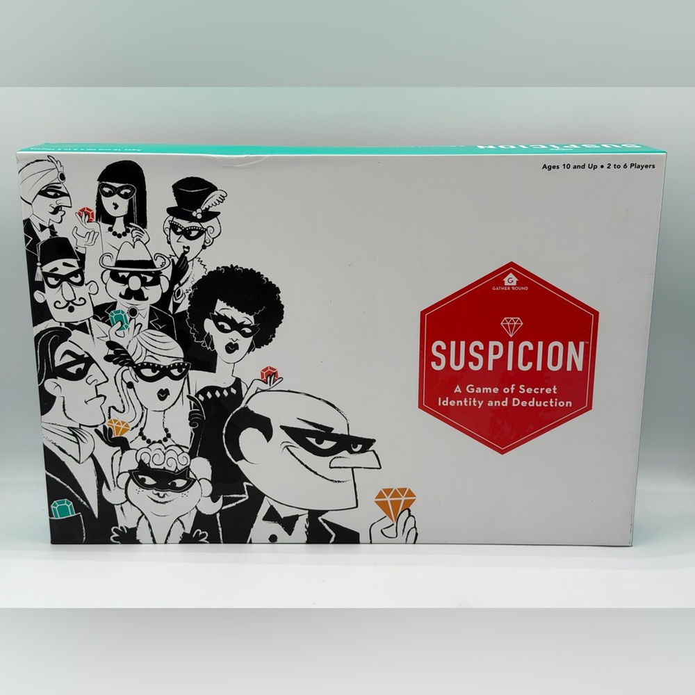 Suspicion Family Board Game: A Game Of Secret Identity and Deduction by Wonder